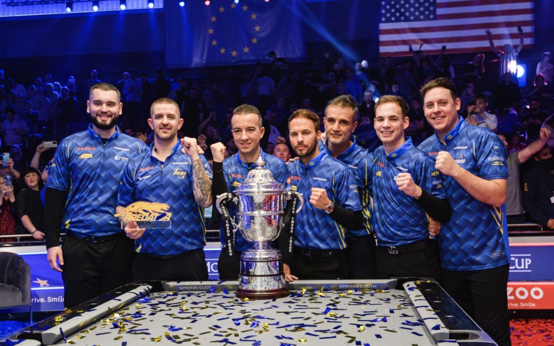 TEAM EUROPE RETAIN CAZOO MOSCONI CUP