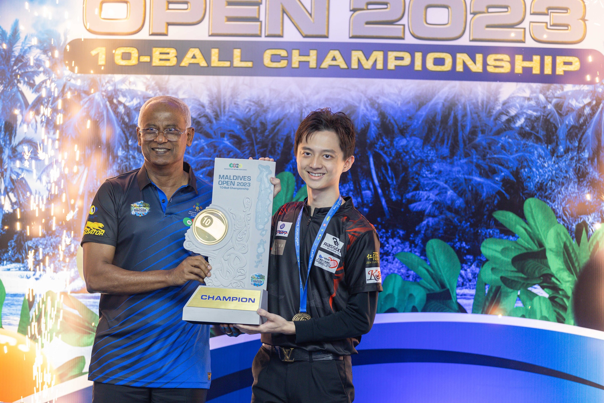 WPA Pool | Maldives Open 2023 - 10 Ball Championship. Champion  - Ko Ping Chung ( Chinese Taipei  )