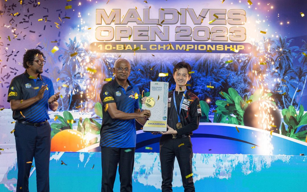 Maldives Open 2023 – 10 Ball Championship. Champion  – Ko Ping Chung ( Chinese Taipei  )