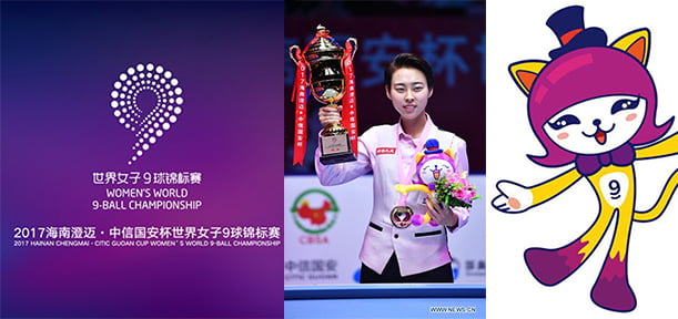 2017 Women’s World 9-Ball Champion – Chen Siming!!