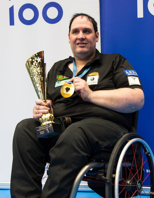 WPA Pool | Fred Dinsmore - 2017 World 9-Ball Wheelchair Champion!!