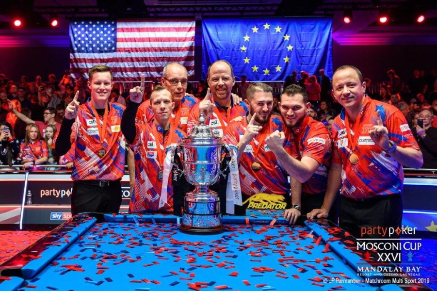 WPA Pool | USA ARE PARTYPOKER MOSCONI CUP CHAMPIONS!!