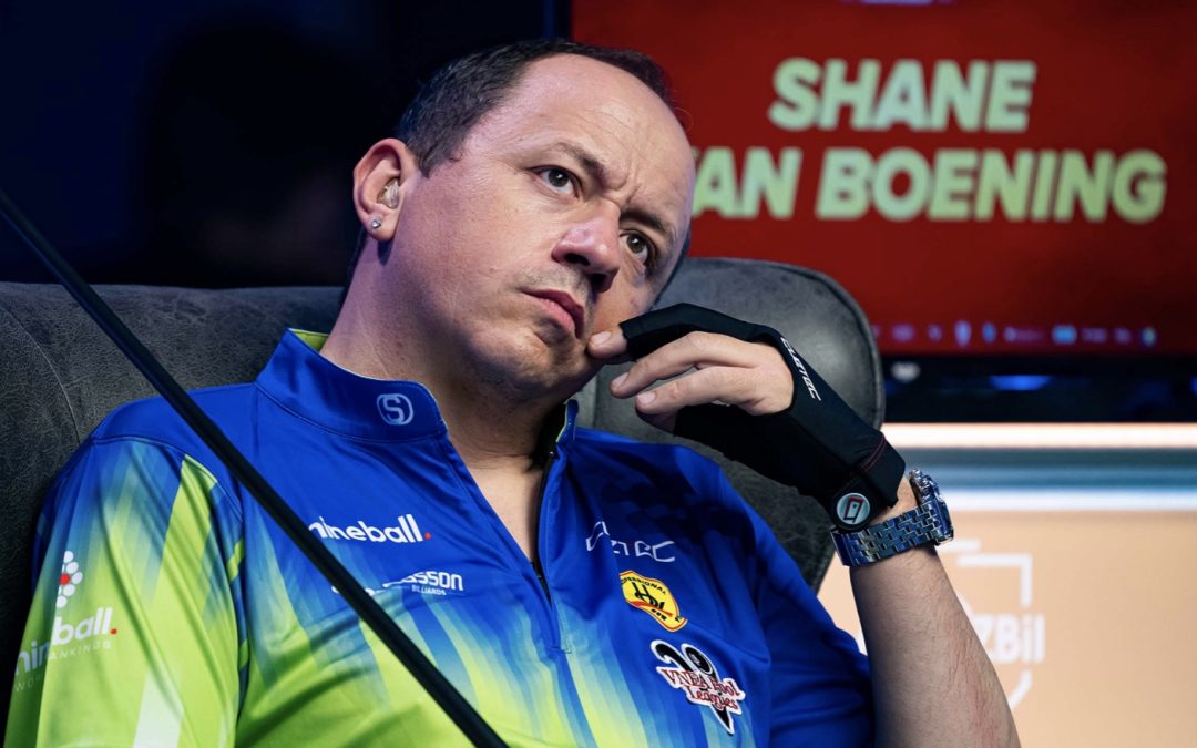 SHAW SURVIVES DAY 1 SCARE AS VAN BOENING CRUISES