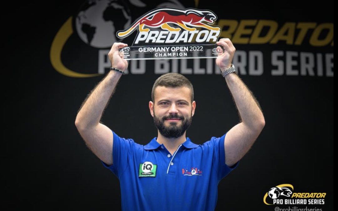 Loukatos Wins Predator Germany Open And Fisher Becomes Three-Time Pro Billiard Series Champion