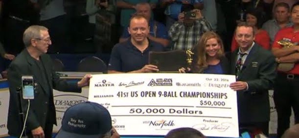 Congratulations to Shane Van Boening on his 5th US Open Title