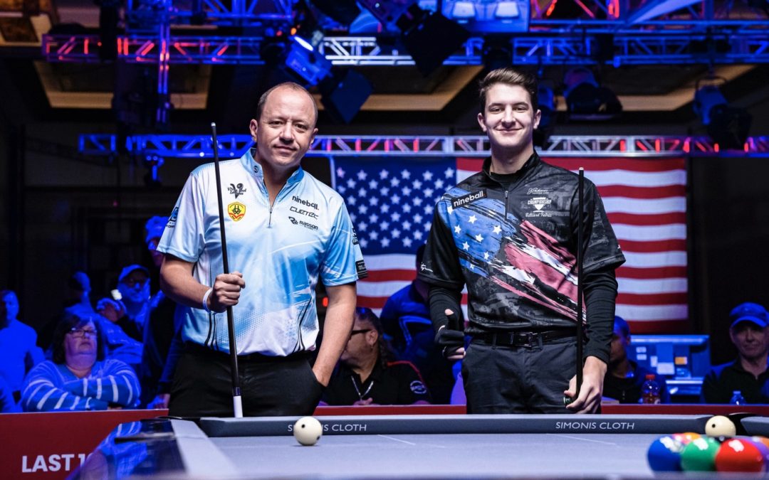 VAN BOENING AVOIDS SCARE ON DAY 2 OF 2022 US OPEN POOL CHAMPIONSHIP