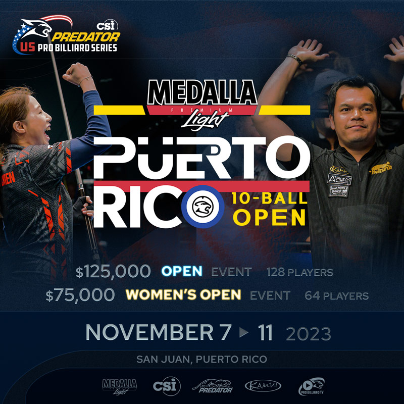 WPA Pool | PREDATOR PRO BILLIARD SERIES TO PAY $500,000 IN PRIZE MONEY IN PUERTO RICO